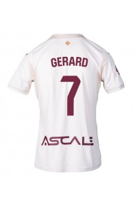 Villarreal Gerard Moreno #7 Jalkapallovaatteet Vieraspaita 2025-26 Lyhythihainen